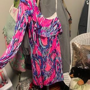 NWT Lilly Pulitzer one shoulder dress!